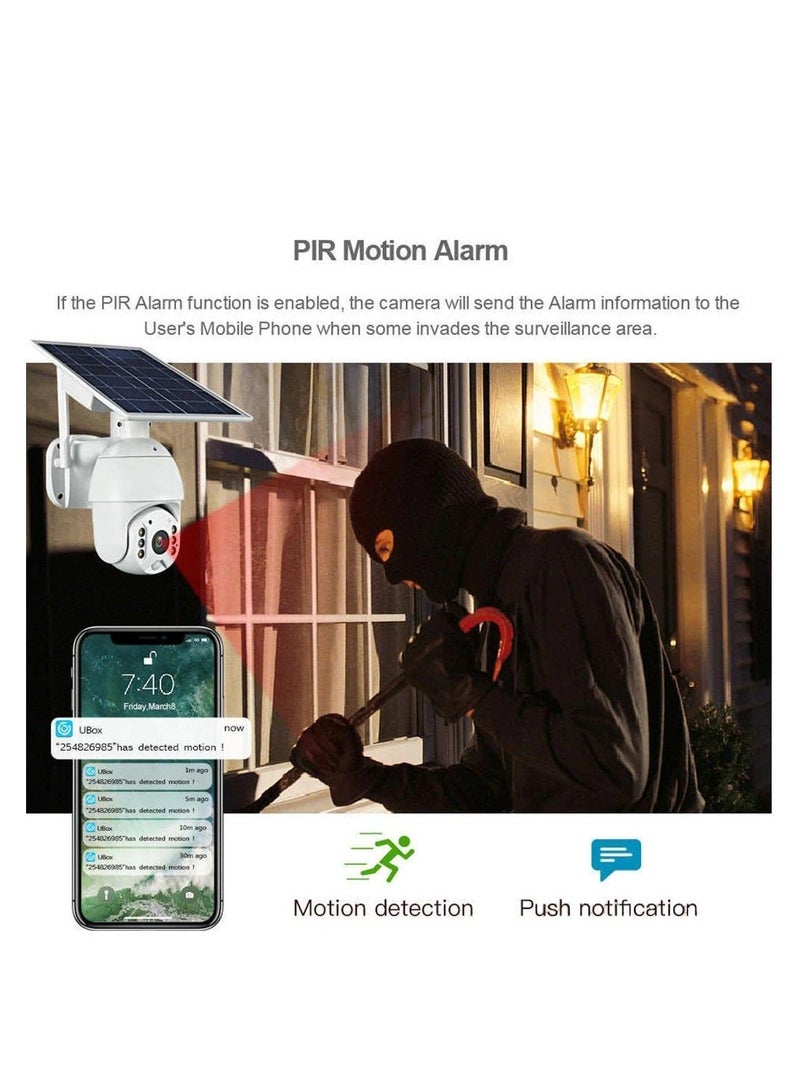 CRONY RBX-S10 Low power 4G solar camera  5MP 1080P HD Solar Panel Outdoor Surveillance Waterproof CCTV Camera Smart Home Two-way Voice Intrusion Alarm - Image 4